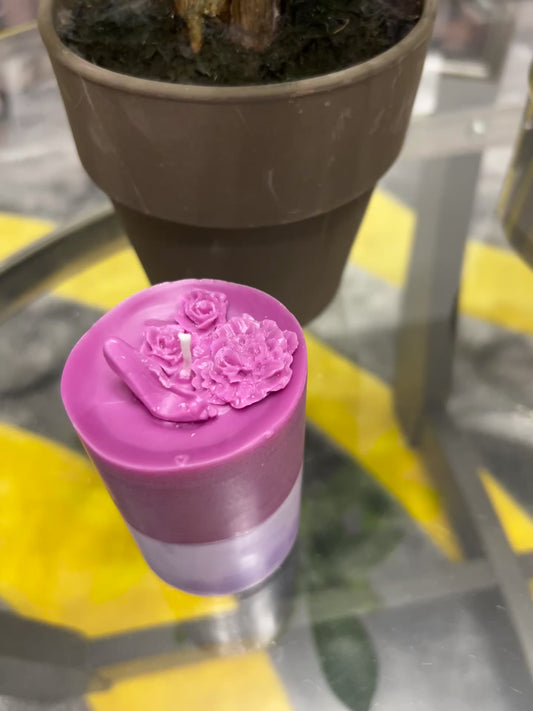 Scented pillar candle